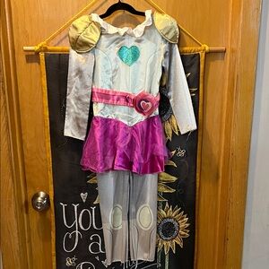 Kids Nella the Princess Knight Costume - Pink, Gold, and White
